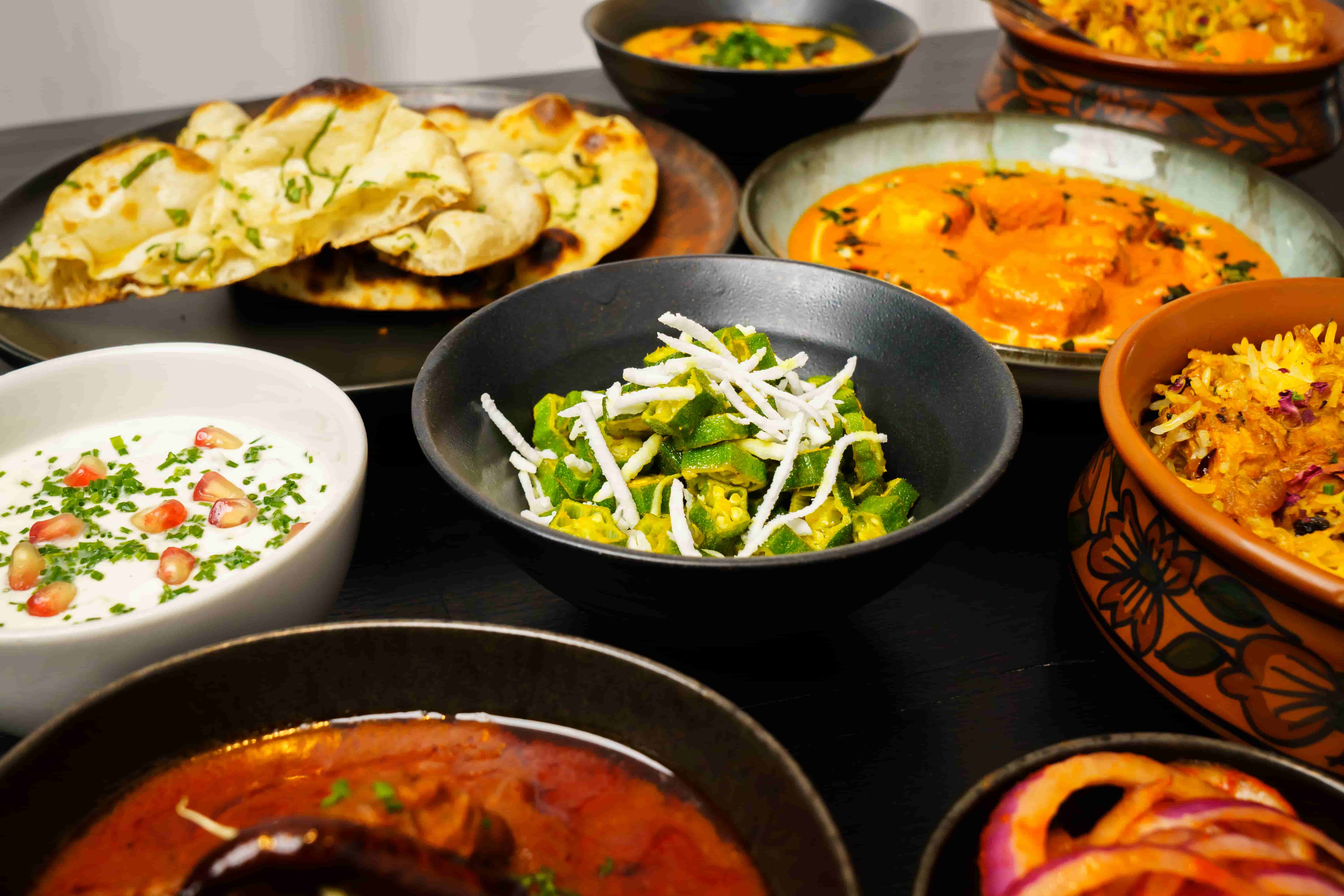 Village special platter from General Bilimoria's Canteen