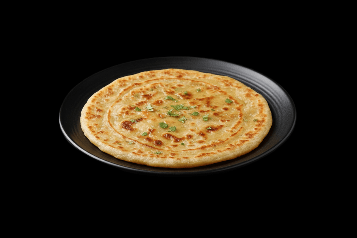 Stuffed Paratha — Layered flatbread stuffed with chef's special filling, GB Canteen Bexhill