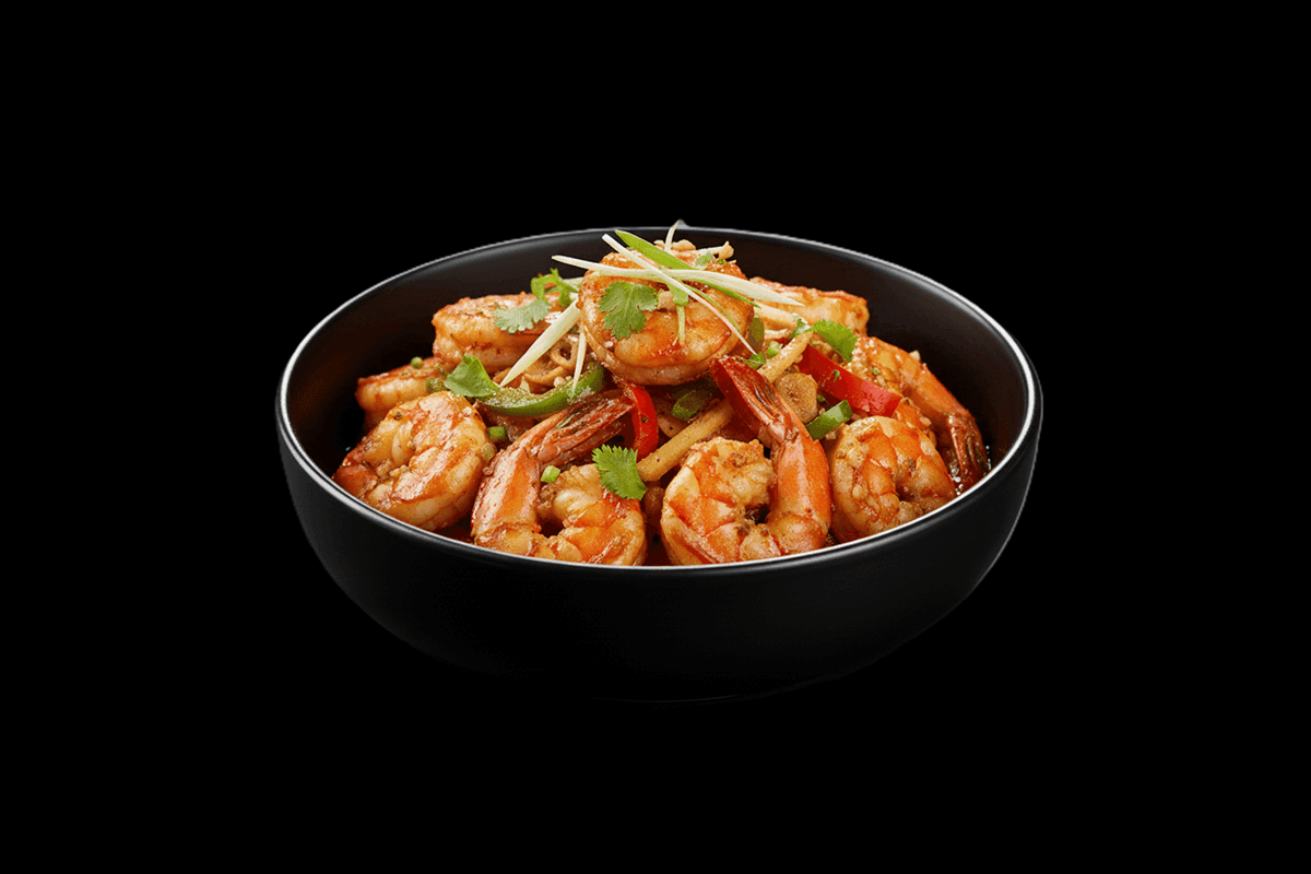 Achari - King Prawn — King prawn pickled with lime, tomato and fresh herbs, GB Canteen Liss
