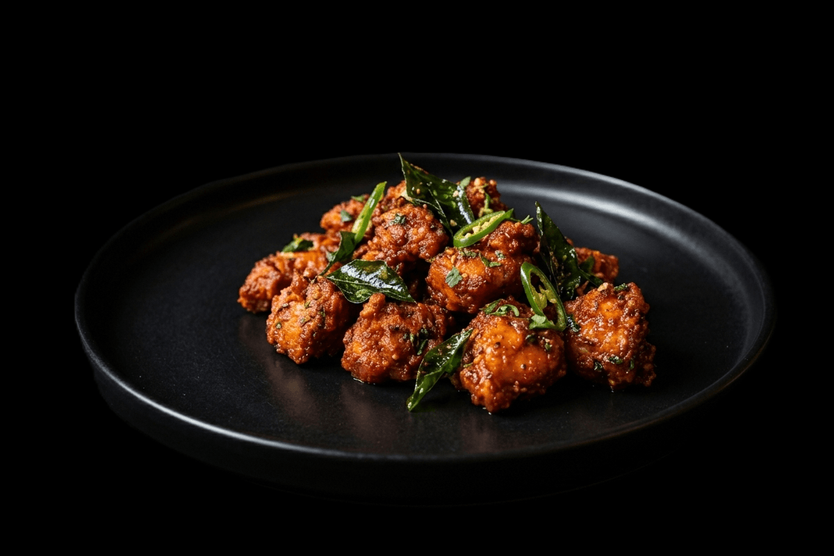 Gobi Aloo Chana — Cauliflower, potatoes, chickpeas, GB Canteen Muswell Hill