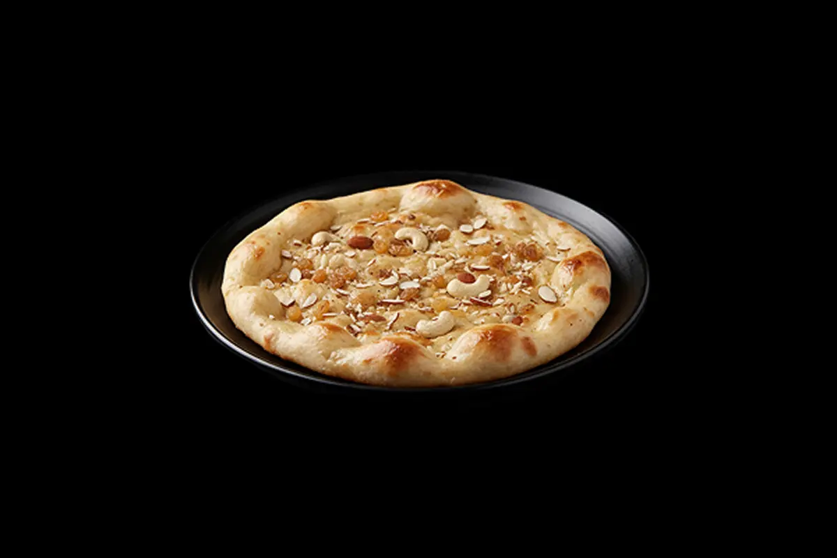 Peshawari Naan — Stuffed with nuts and sultanas, GB Canteen Liss