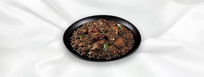 Andhra Style Gongura Mamsam — Popular Andhra Pradesh dish cooked with sorrel leaves for a unique tangy flavour, GB Canteen Ba