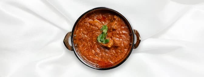 Chicken Dhansak — Sweet, sour and hot lentil curry with chicken, GB Canteen Eastleigh