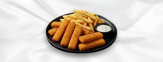 Fish Fingers and Chips — Child fish fingers and chips, GB Canteen Eastleigh