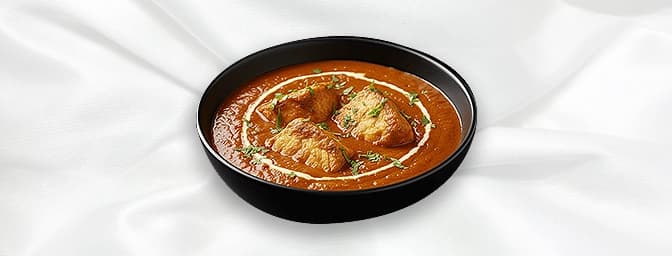 Fish Tikka Masala — Fish tikka cooked in rich masala sauce, GB Canteen Borehamwood