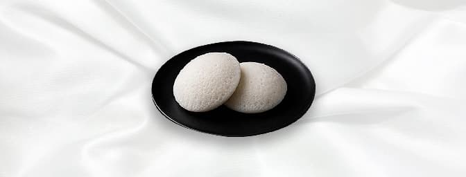 Idli — Steamed rice and lentil cakes served with chutneys and sambar, GB Canteen Basingstoke