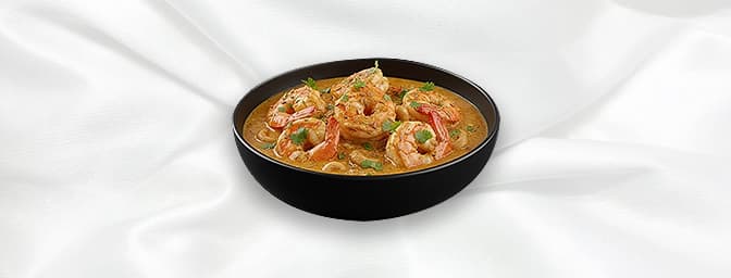 King Prawn Garlic Chilli — King prawns with garlic and chilli, GB Canteen Hornchurch