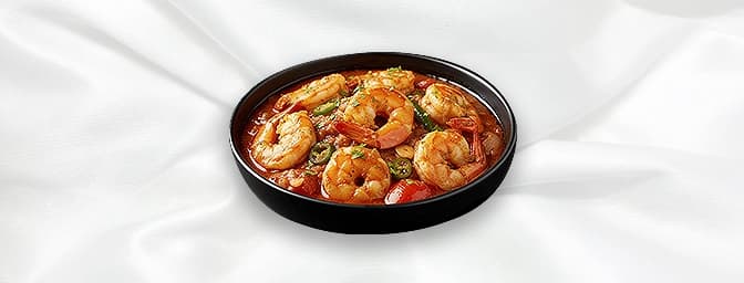 Tandoori King Prawn — King prawns marinated in special spices, herbs then cooked over charcoal, GB Canteen Buckhurst Hill
