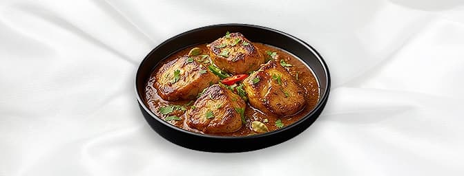 Chilli Monkfish — Grilled Monkfish with peppers, fresh chillies and coriander, GB Canteen East Molesey