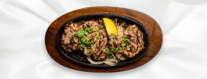Chicken Tikka — Diced chicken pieces marinated with spices & yogurt, cooked in clay oven, GB Canteen Buckhurst Hill