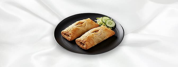 Shingara — Crispy pastry filled with lightly spiced vegetables, GB Canteen Harpenden