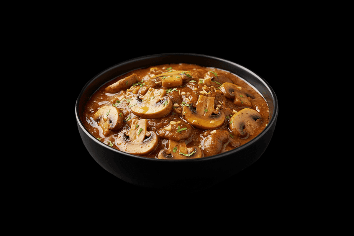 Mushroom Bhaji — No description available, GB Canteen Bushey