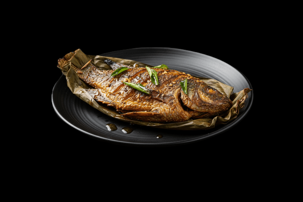 Tandoori Fish Tikka — Fish marinated with herbs and spices, cooked in the tandoor, GB Canteen Wanstead