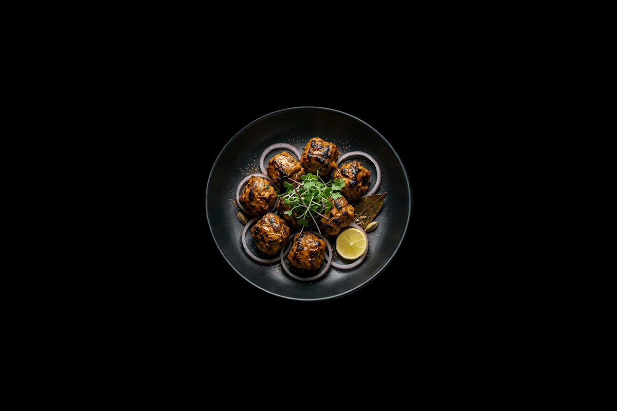 Tandoori Soya — Marinated with tandoori paste, tikka paste, aromatic spices and cooked on a charcoal grill, GB Canteen Chandl