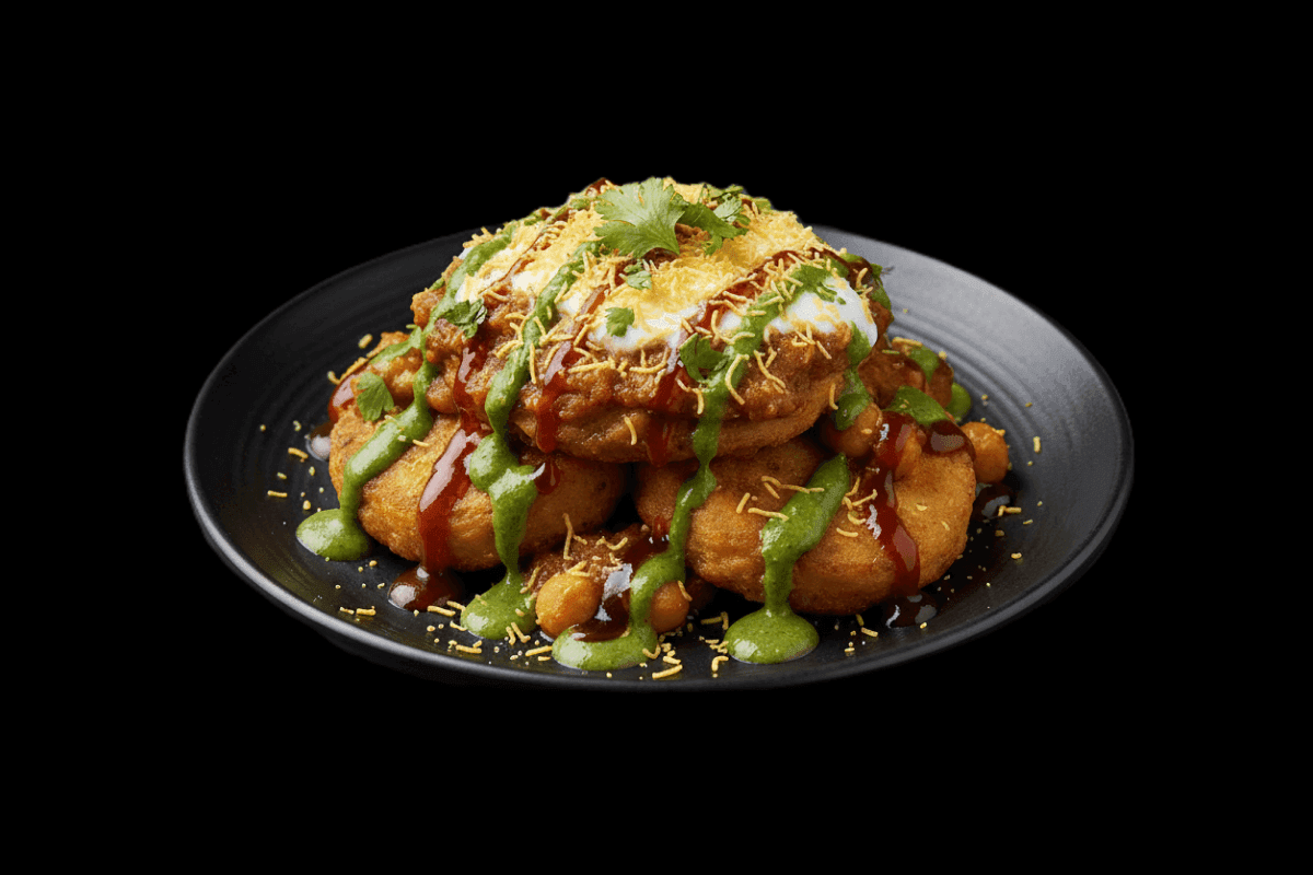 Aloo Tikki Chaat (S) (Mi)