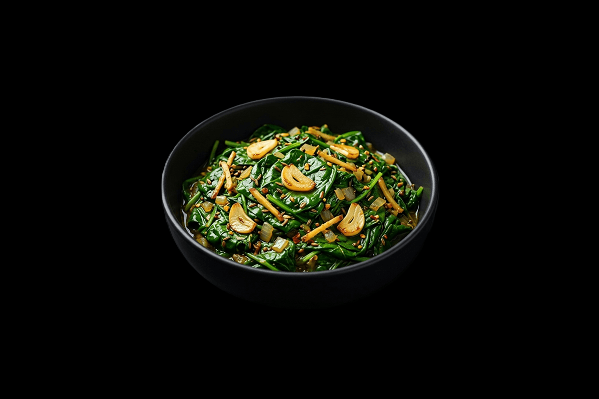 Garlic Spinach (Vegan)