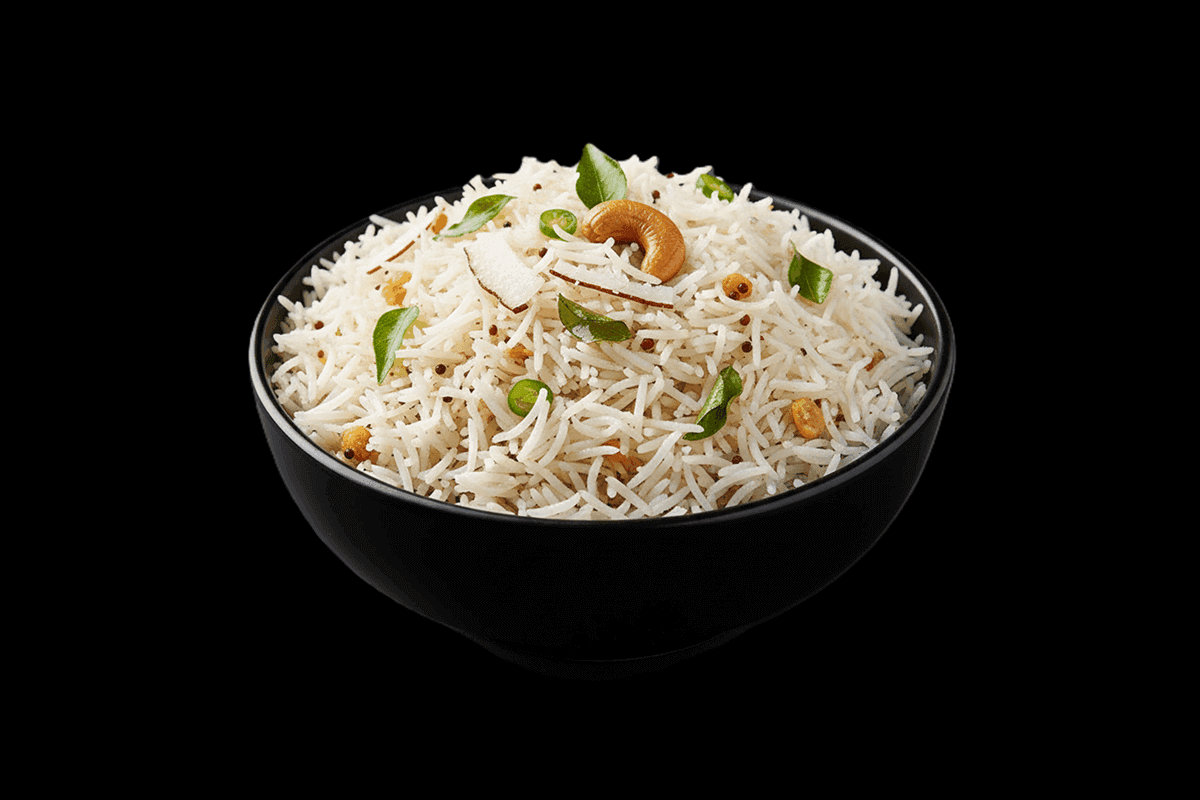 Coconut Rice — Rice cooked with coconut, GB Canteen Muswell Hill