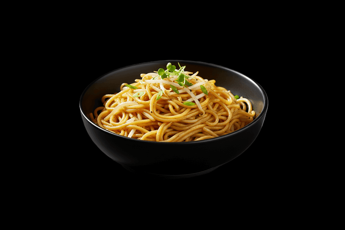Chow Mein — Stir-fried egg noodles with soya sauce, beansprouts & onions, GB Canteen Swanley Thai