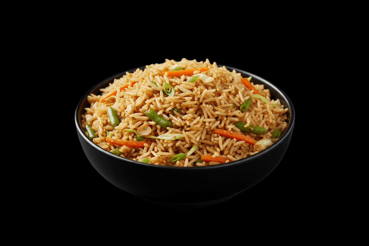 Khao Pad Veg — Traditional Thai fried rice, GB Canteen Swanley Thai