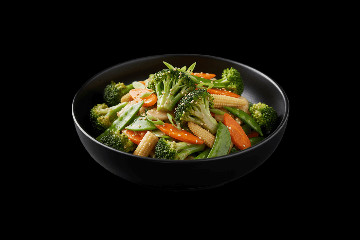 Vegan Pad Broccoli — Stir-fried broccoli with vegetables, GB Canteen Swanley Thai