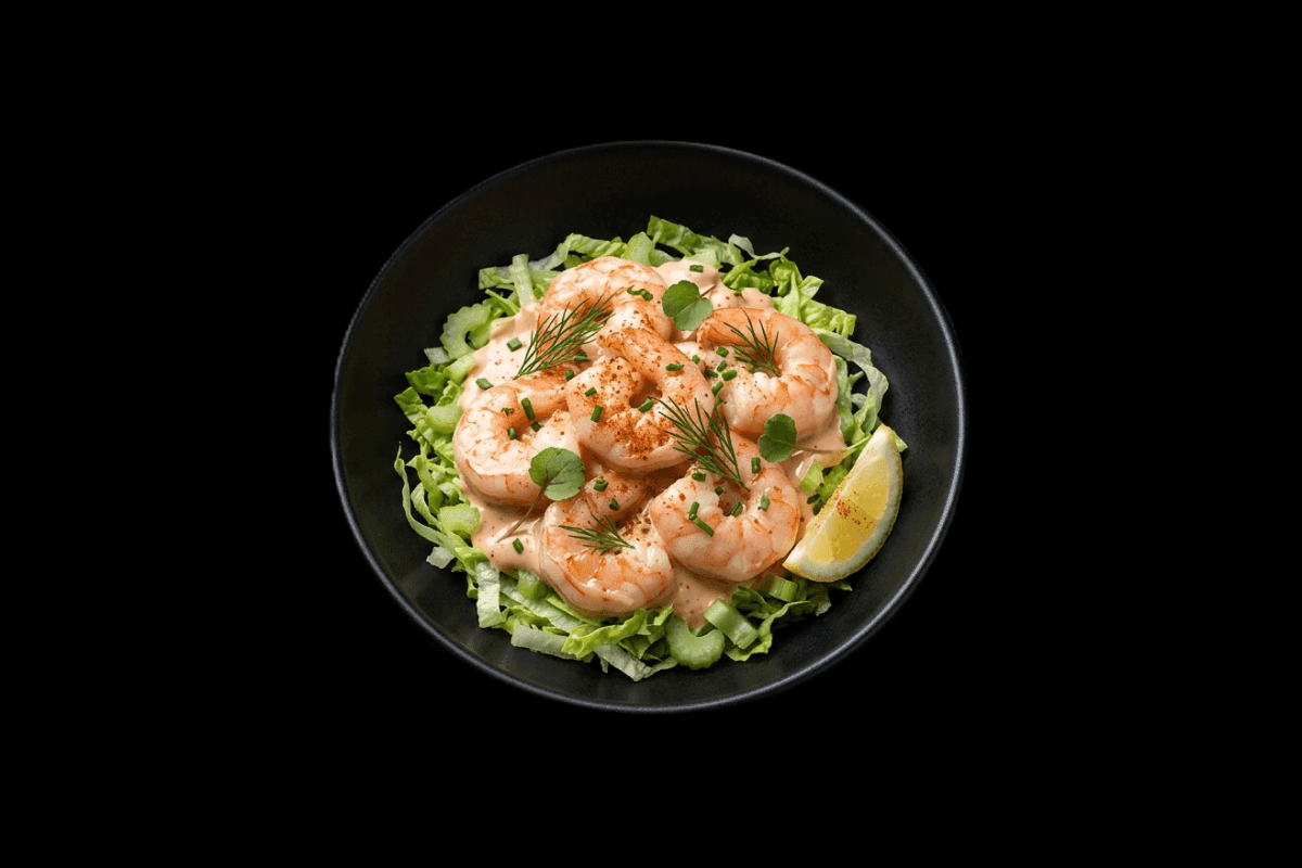 Prawn Cocktail — Classic prawn cocktail starter, GB Canteen Bushey