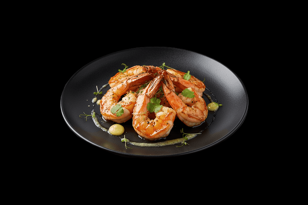Grilled King Prawn — King prawns grilled with spices, GB Canteen Tooting High Street