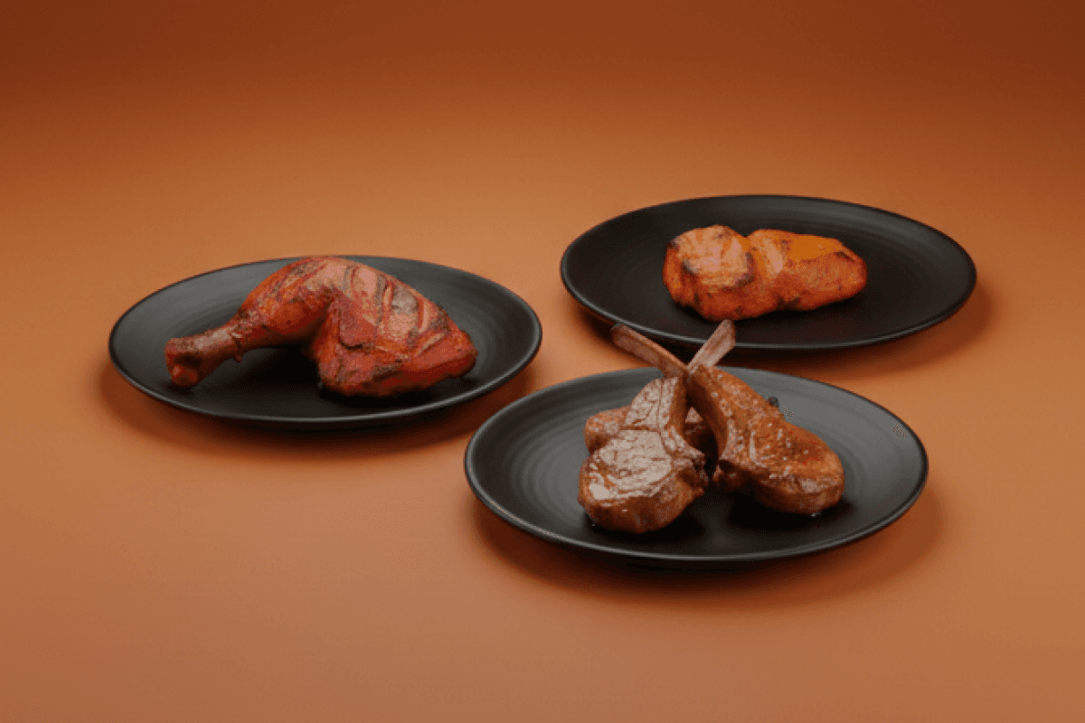 Starter Combo — Includes Tandoori Chicken, Honey Lamb Chops, Chicken Tikka, GB Canteen Wellington