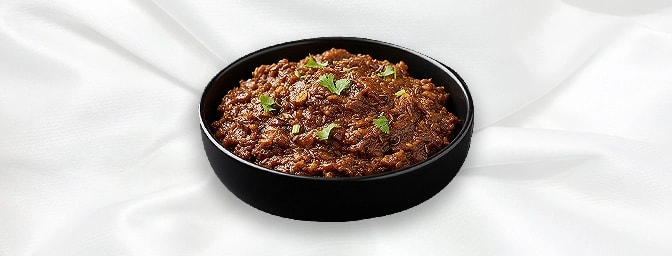 Brinjal — Aubergines Cooked With Tomato, Onion and Chillies, GB Canteen Tottenham