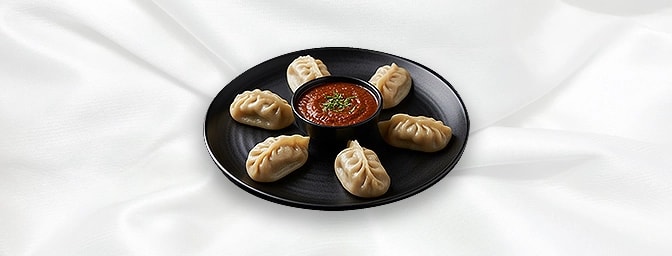 Himalayan Chilli Momo — Handcrafted dumplings, himalayan chilli, bell peppers, GB Canteen Blackheath