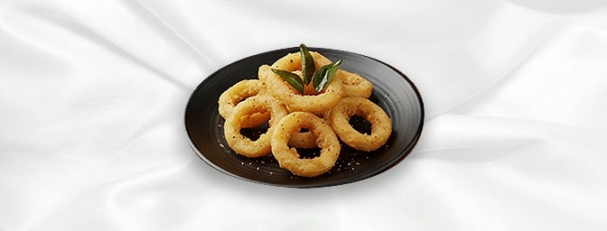 Spicy Squid — Crispy squid sauted with onion, chilli and garlic, GB Canteen Beaconsfield