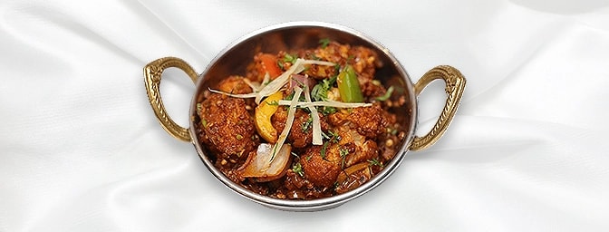 Cauliflower and Mushroom Kootu — Mushroom and Cauliflower stir fried with onion, tomato sauteed in ginger and garlic paste se