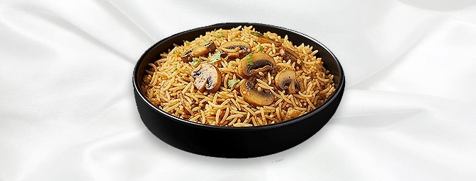 Mushroom Fried Rice, GB Canteen Tottenham
