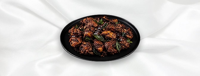 Pallipalayam Masala — Flavoured with coconut oil, curry leaves and dry red chilli, finished with grated coconut, GB Canteen B
