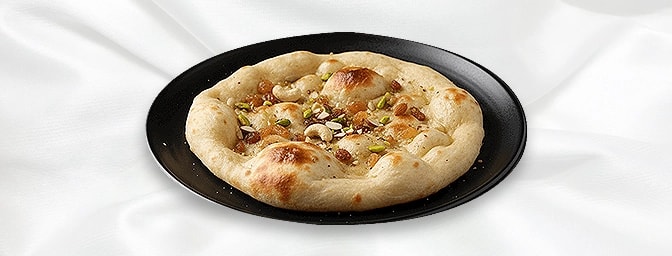 Peshwari Naan — Stuffed with almonds, GB Canteen Beaconsfield