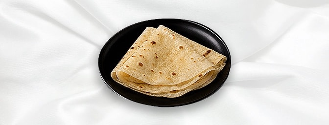 Roomali Roti — An exotic thin Indian flat bread, folded like a handkerchief, GB Canteen Richmond