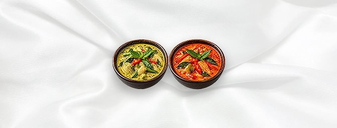 Green / Red Curry Sauce — Flavourful Thai-style green or red curry sauce, GB Canteen Orpington Chinese
