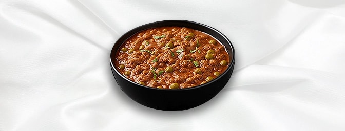 Keema Peas — Minced meat cooked with peas and spices, GB Canteen Tottenham