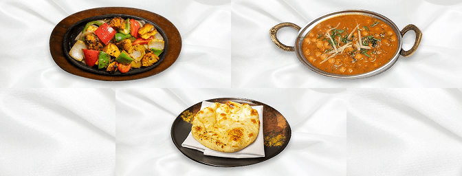 Veg Combo — Includes - Chilli Paneer - Channa Masala - Naan, GB Canteen Hoddesdon