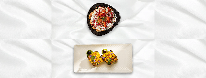 Veg Starter Combo — Includes - Paneer Tikka - Aloo Chat, GB Canteen Borehamwood