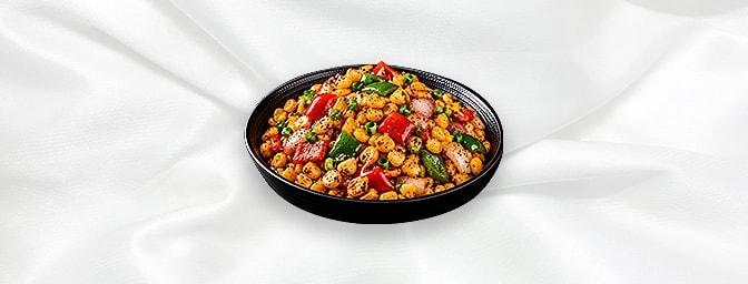 Tsing Corn & Bellpepper — Corn kernels with Pepper & Onion, GB Canteen Harrow