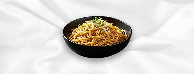 Chow Mein — Egg noodles with fresh spring onions, stir-fried in a light soy and sesame sauce, GB Canteen Petts Wood Thai
