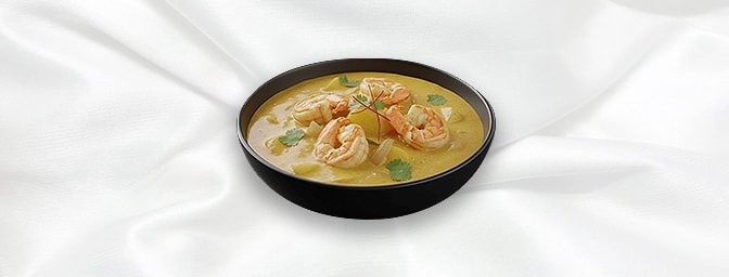 Yellow Veg Curry — Smooth yellow curry with onion & potatoes, GB Canteen Swanley Thai