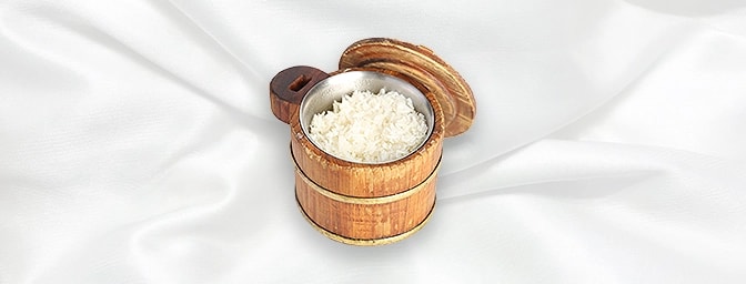 Steamed Rice — Steamed white rice, GB Canteen Newington