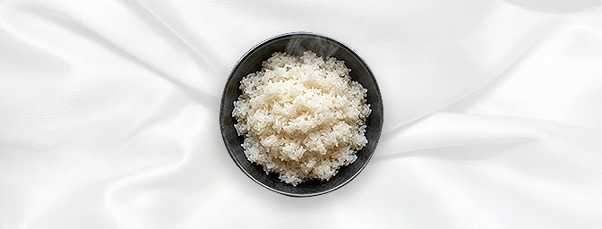 Sticky Rice — Soft and sticky steamed rice, GB Canteen Newington