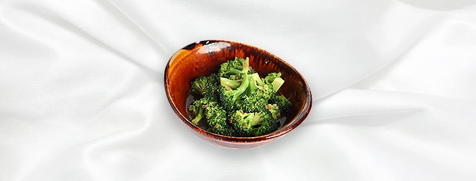 Stir-Fried Broccoli — Stir-fried broccoli with soya sauce, GB Canteen Newington