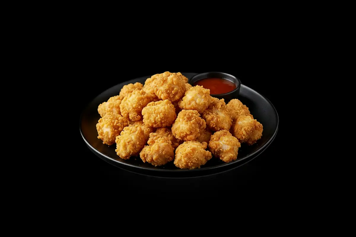 Chicken Popcorn — Bite-sized crispy fried chicken pieces, GB Canteen Buckhurst Hill