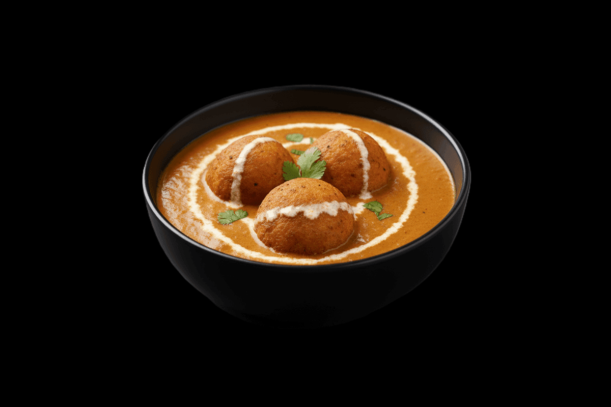Malai Kofta — Cottage cheese dumplings in tomato gravy. Speciality, GB Canteen Maidenhead