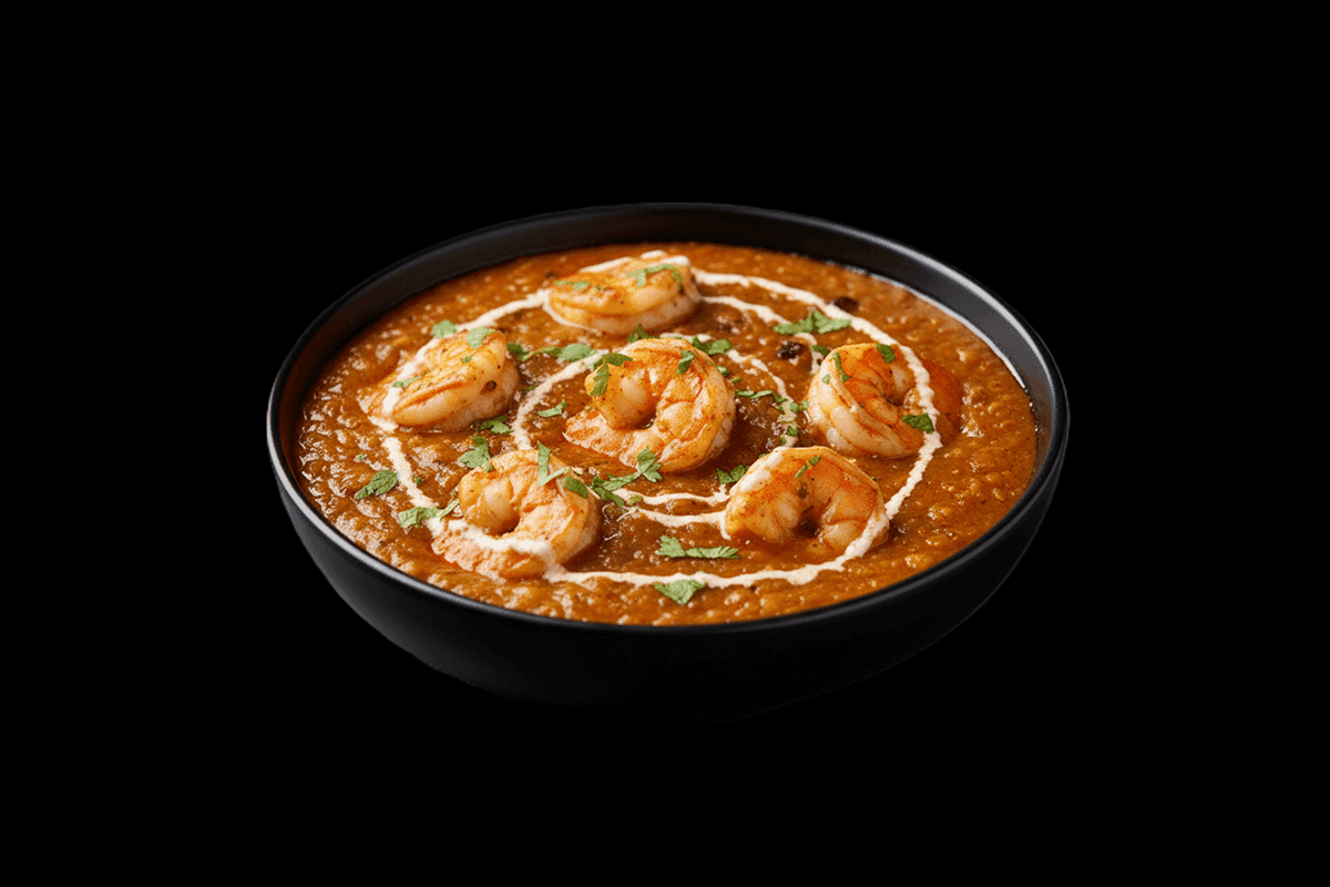 King Prawn Dansak — Served with pilau rice or naan, GB Canteen Billericay