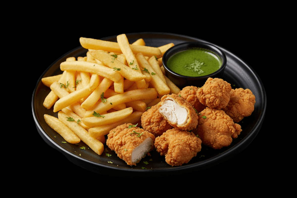 Chicken Nuggets + Chips