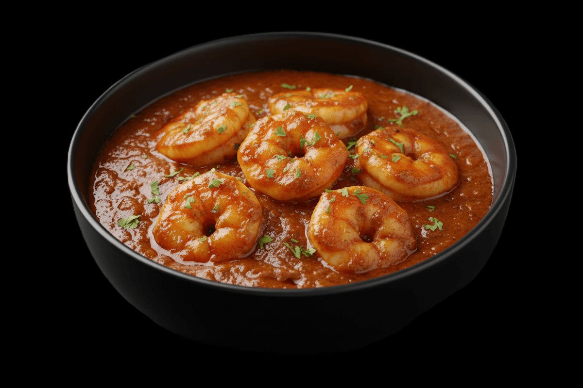 Prawn Patiya — Served with pilau rice or naan, GB Canteen Billericay